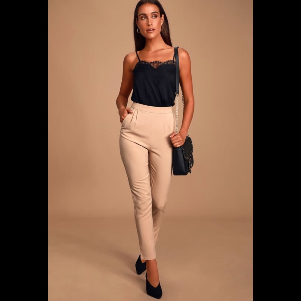 Lulus | High waisted trouser pants